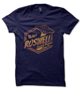 Tee Shirt Visitez Roswell, Zone 51 au Nouveau Mexique