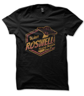 Tee Shirt Visitez Roswell, Zone 51 au Nouveau Mexique