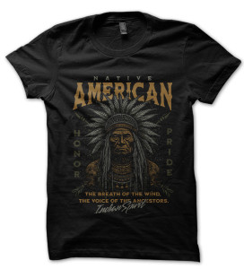 Tee Shirt Native American, Indian Spirit