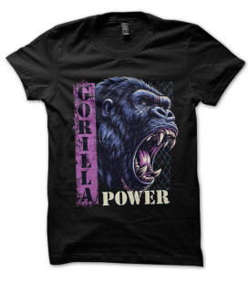 Tee Shirt Gorilla Power