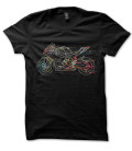 Tee Shirt Moto Racing Abstract