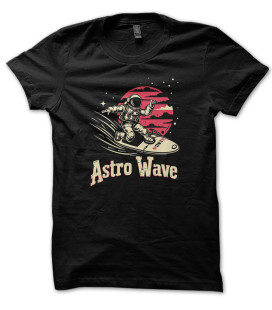 Tee Shirt AstroWave Surfer Astronaute