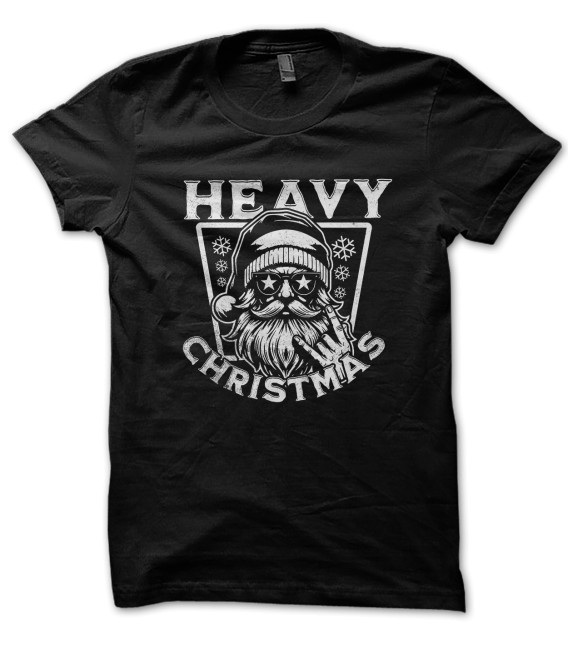 Tee Shirt Heavy Christmas ! Metal Père Noël