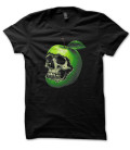 Tee Shirt Apple Green Skull