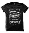 T-shirts 1957 Anniversaire style Whisky